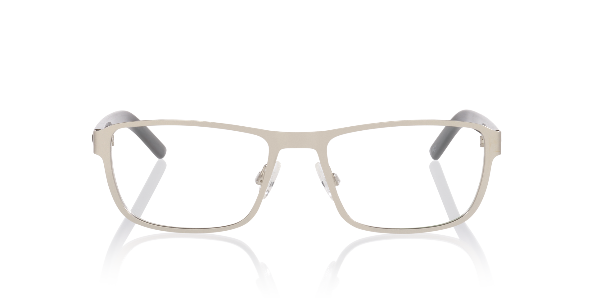 PU0498O Silber MetallEyeglass Frames von B24, Vorderansicht
