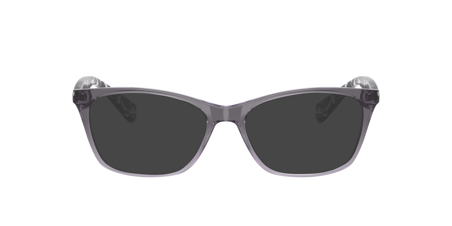 RA7071 Shiny Gradient Grey KunststofEyeglass Frames van B24, met getinte lenzen