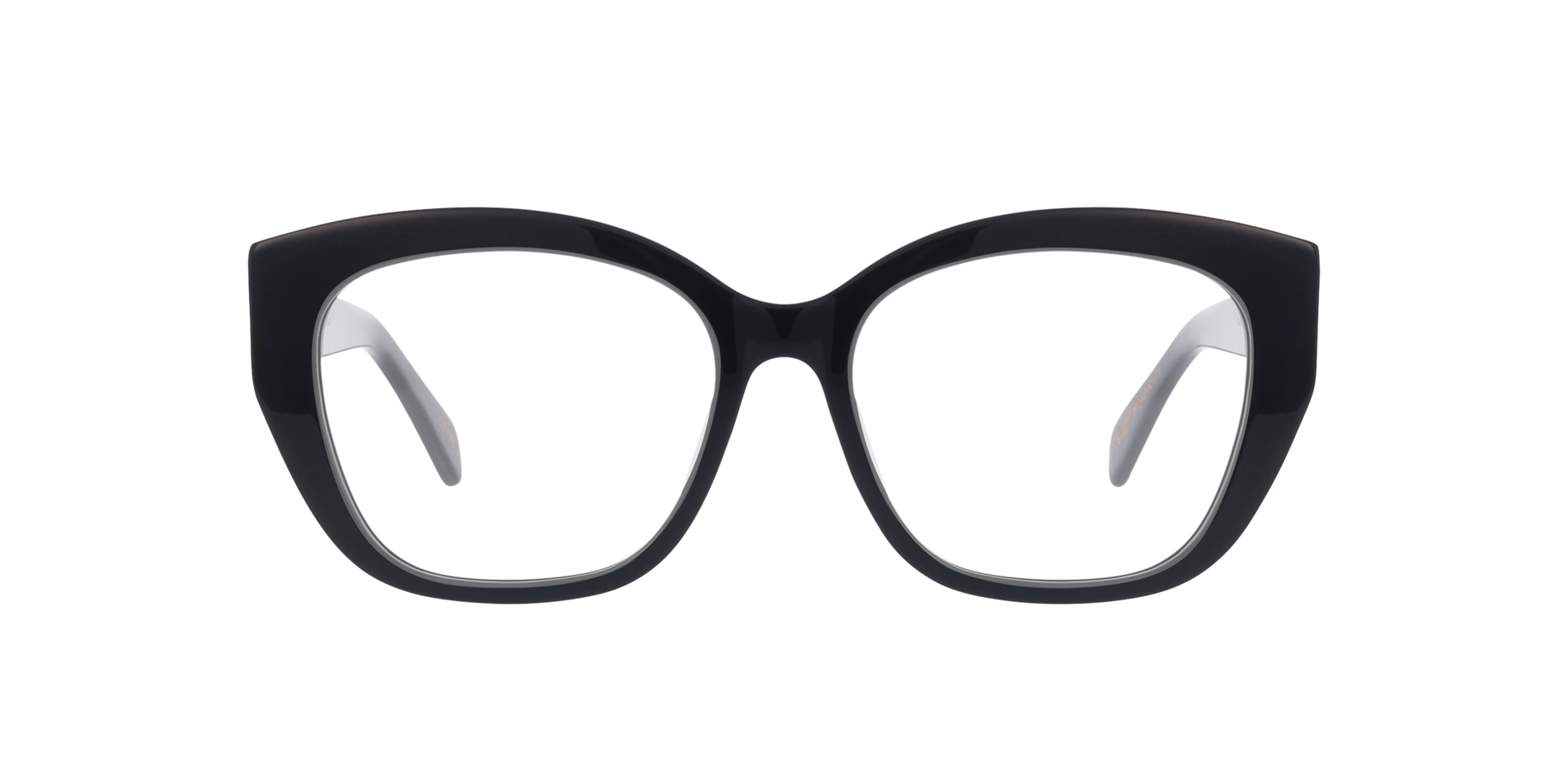 Kate CT Jet Black AcetaatEyeglass Frames van B24, Vooraanzicht
