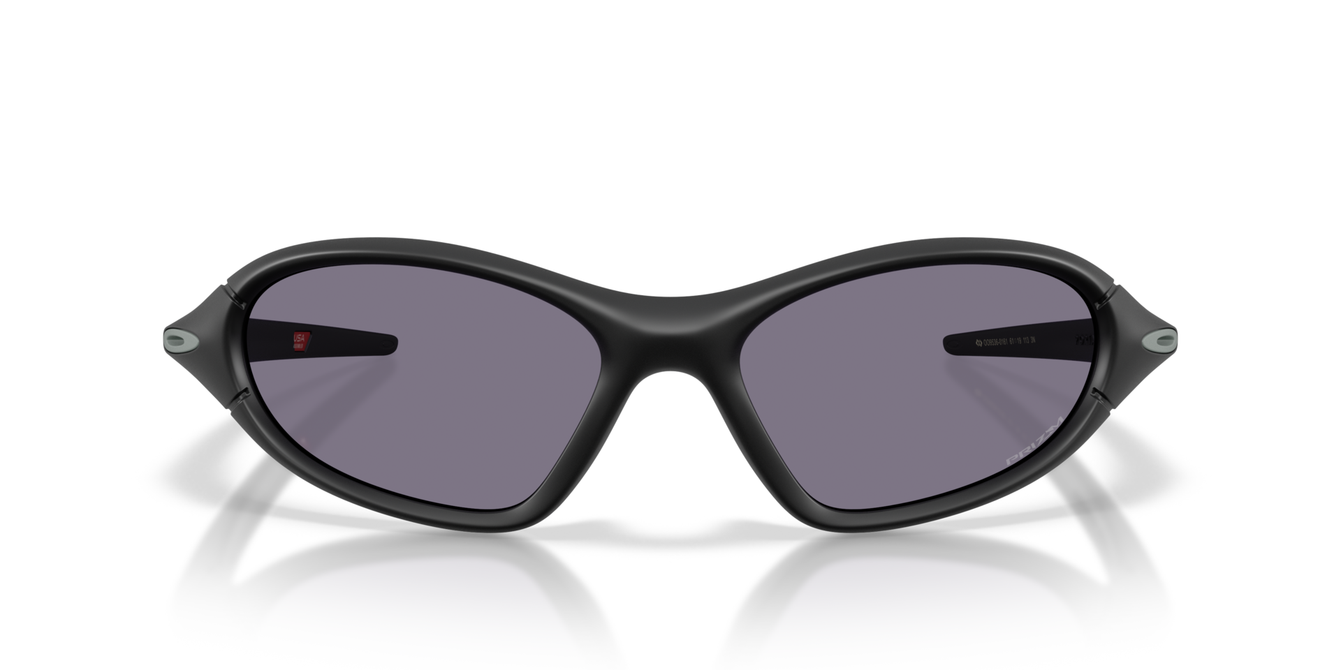 Portal Jacket® Matzwart KunststofSunglass Frames van B24, Vooraanzicht
