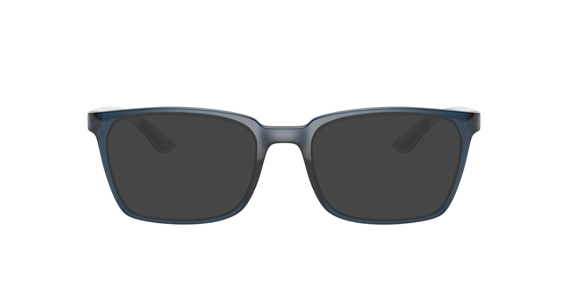 RB8906 Transparant blauw KunststofEyeglass Frames van B24, met getinte lenzen
