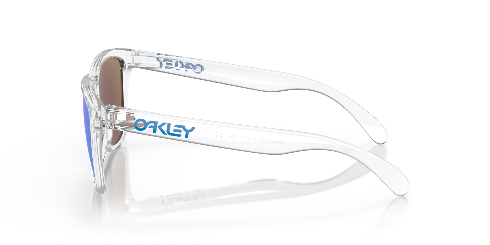 Frogskins™ Kristallklar KunststoffSunglass Frames von B24, Seitenansicht