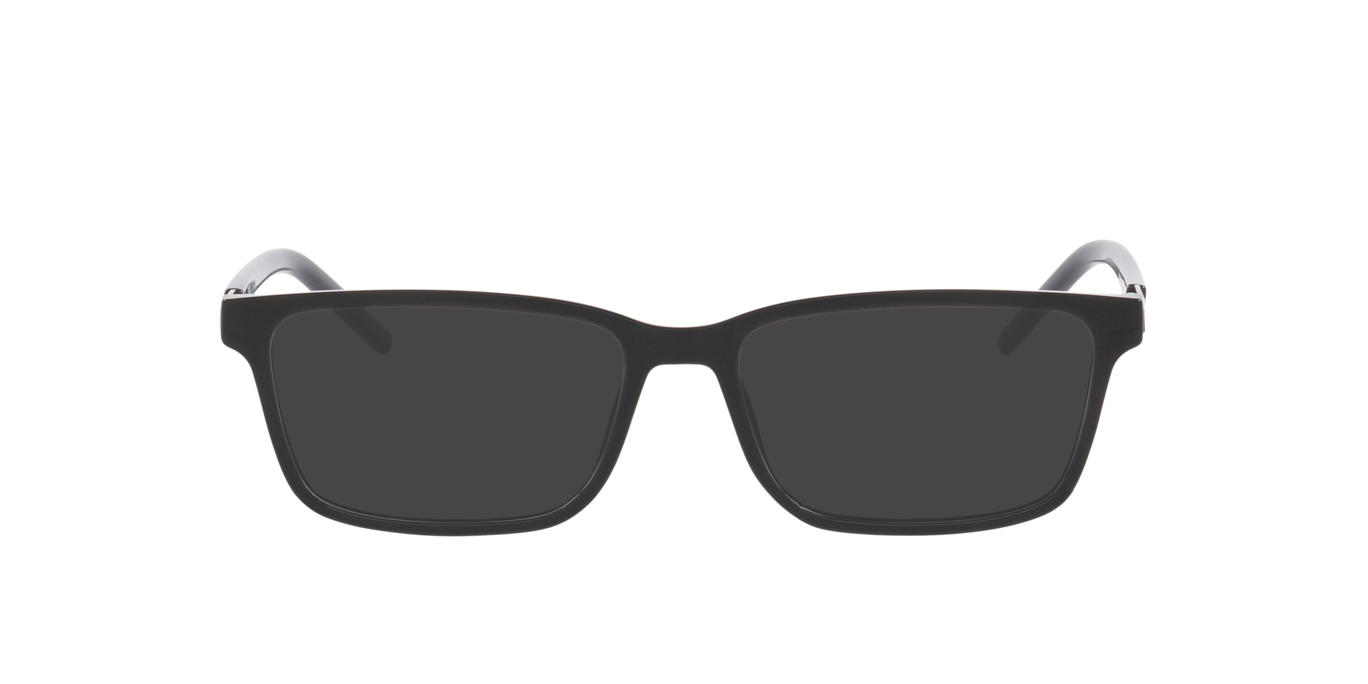 Pu0539O Zwart KunststofEyeglass Frames van B24, met getinte lenzen