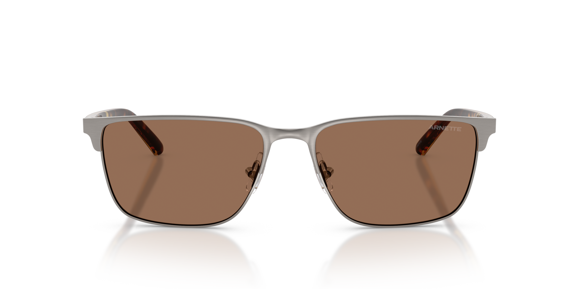 AN3094 Brushed Gunmetal MetallSunglass Frames von B24, Vorderansicht