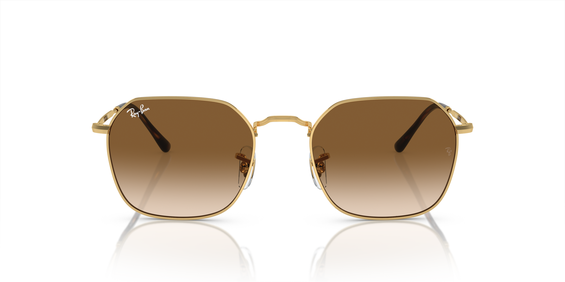 Jim Arista goud MetaalSunglass Frames van B24, Vooraanzicht