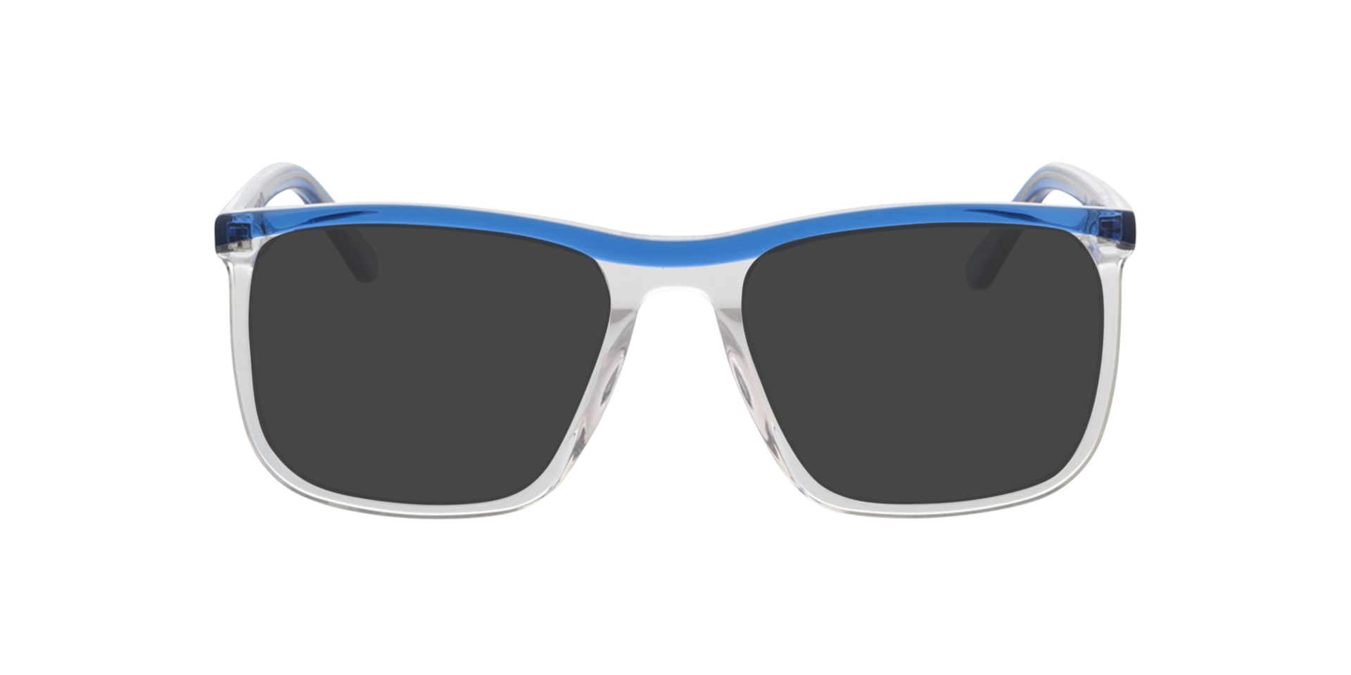 Ryan Tweelaags blauw  &  kristal AcetaatEyeglass Frames van B24, met getinte lenzen