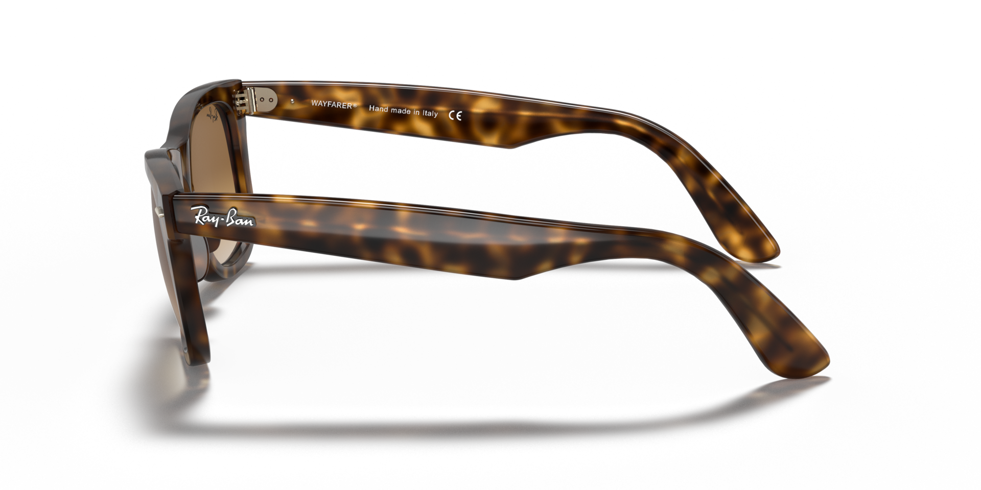 RB4340 Licht Havana KunststofSunglass Frames van B24, Zijaanzicht