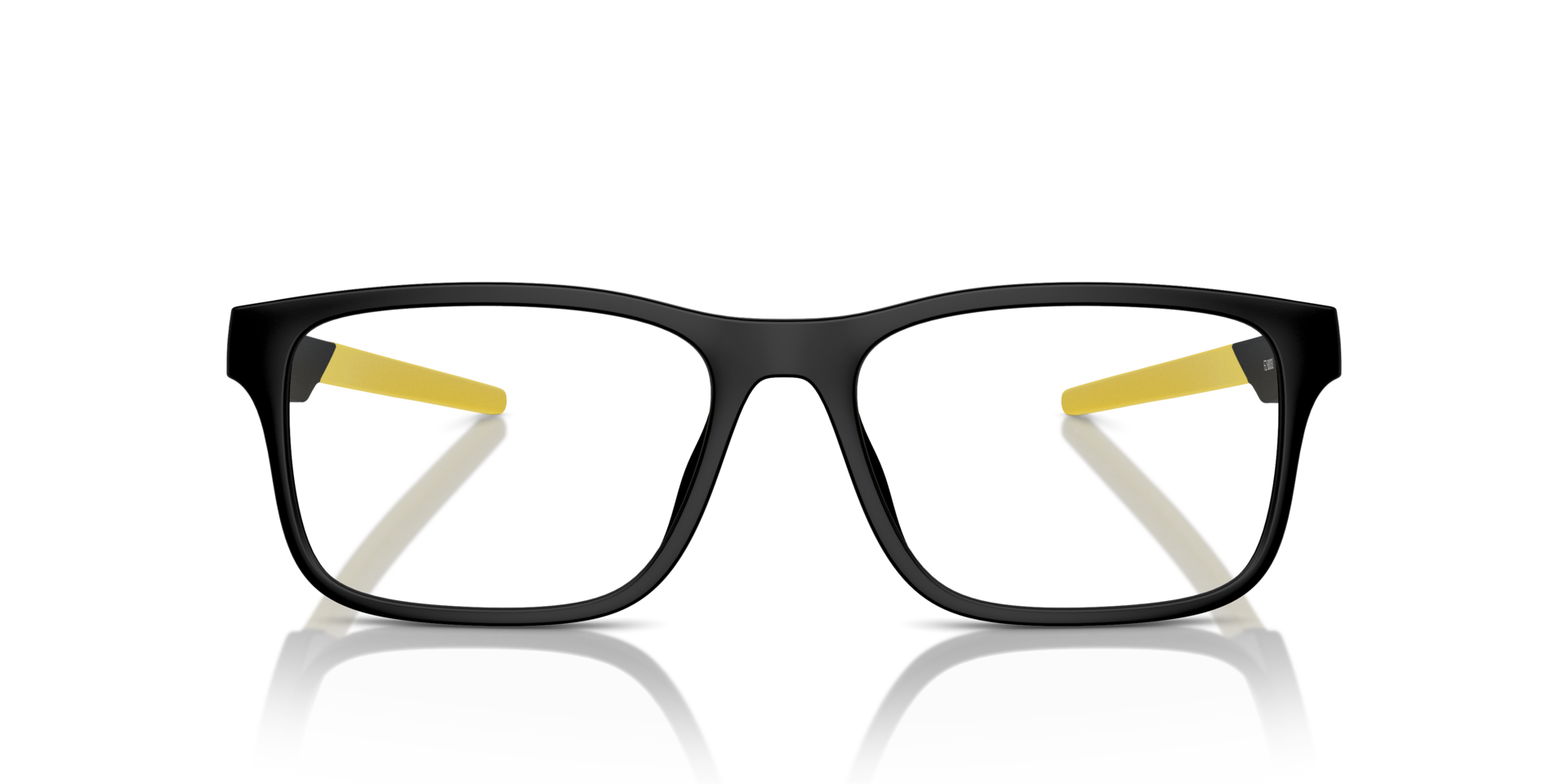 FZ8003U Matt Schwarz KunststoffEyeglass Frames von B24, Vorderansicht