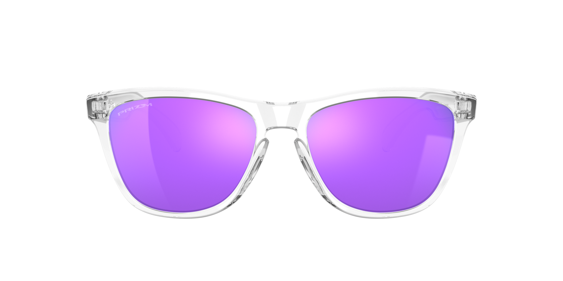 Frogskins™ Glanzend transparant KunststofSunglass Frames van B24, met getinte lenzen