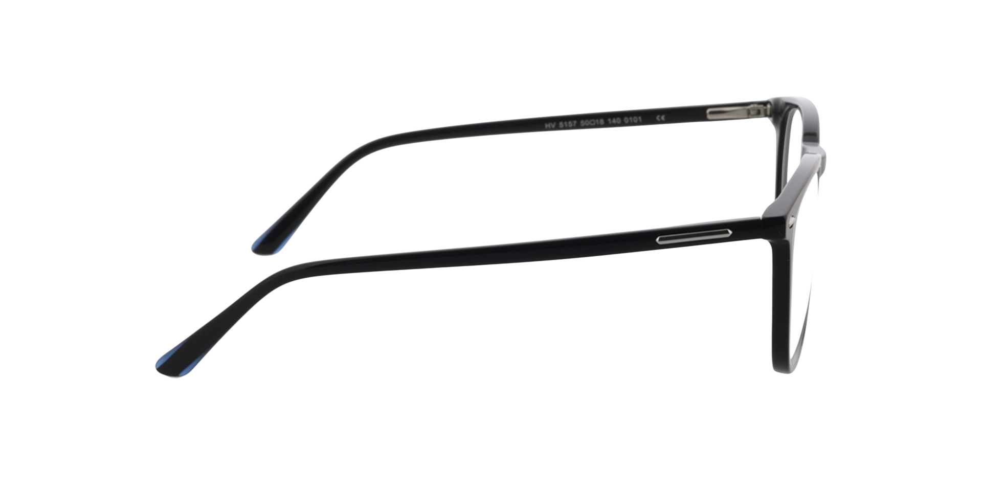 Noah Schwarz AcetatEyeglass Frames von B24, Seitenansicht