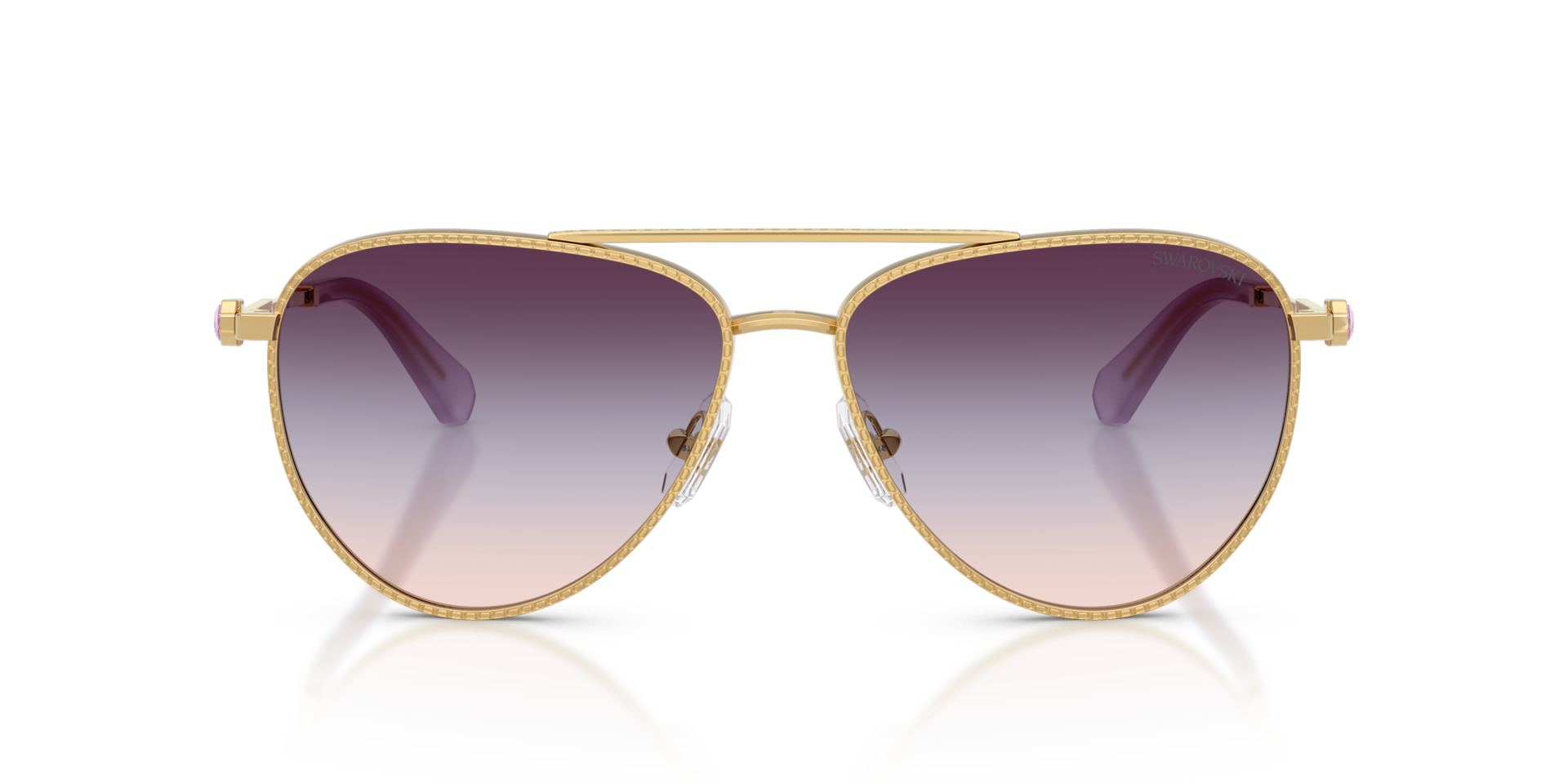 SK7031 Gold MetallSunglass Frames von B24, Vorderansicht