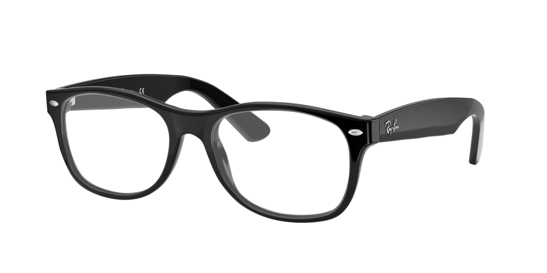 RB5184 Schwarz AcetatEyeglass Frames von B24, Dreiviertelansicht