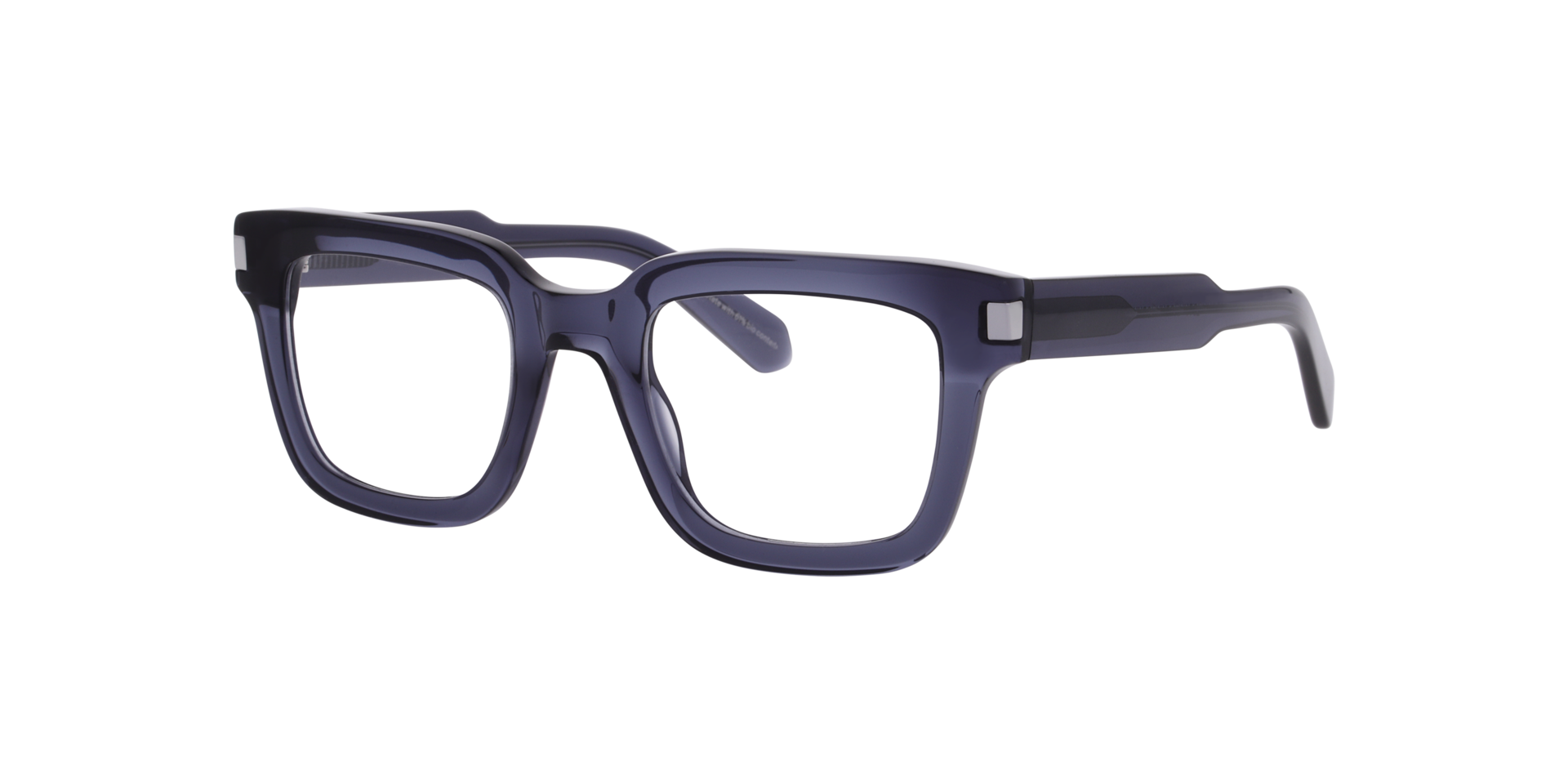 Joshua Kristallblau AcetatEyeglass Frames von B24, Dreiviertelansicht