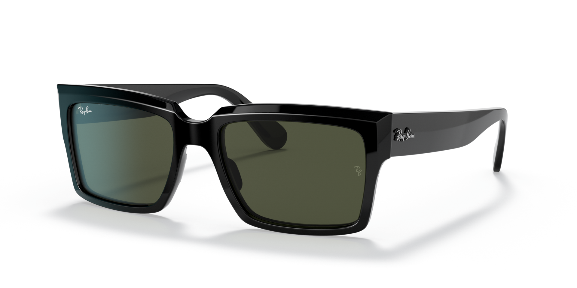 RB2191 Zwart AcetaatSunglass Frames van B24, Hoekweergave