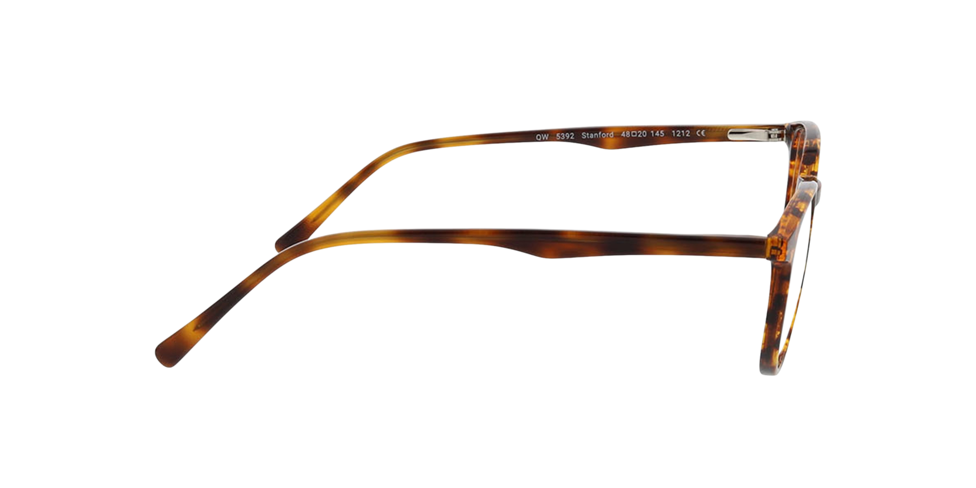 Stanford Havana KunststofEyeglass Frames van B24, Zijaanzicht