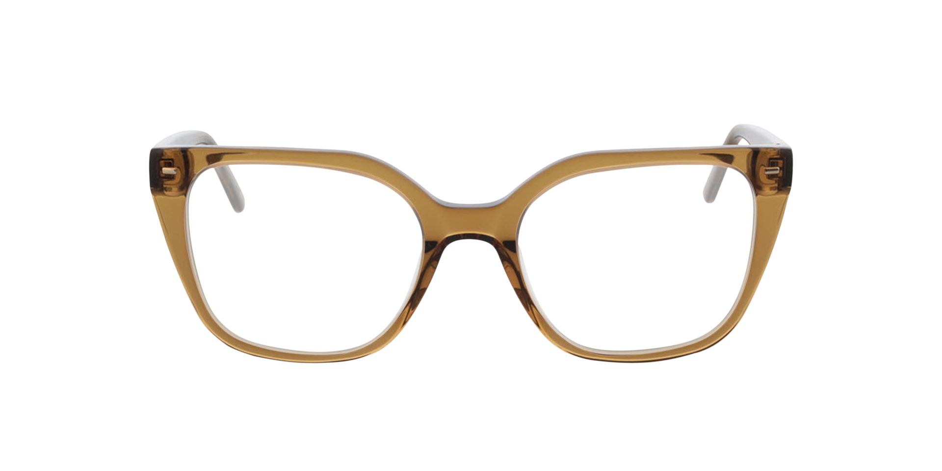 Beverly Kristal Bruin AcetaatEyeglass Frames van B24, Vooraanzicht