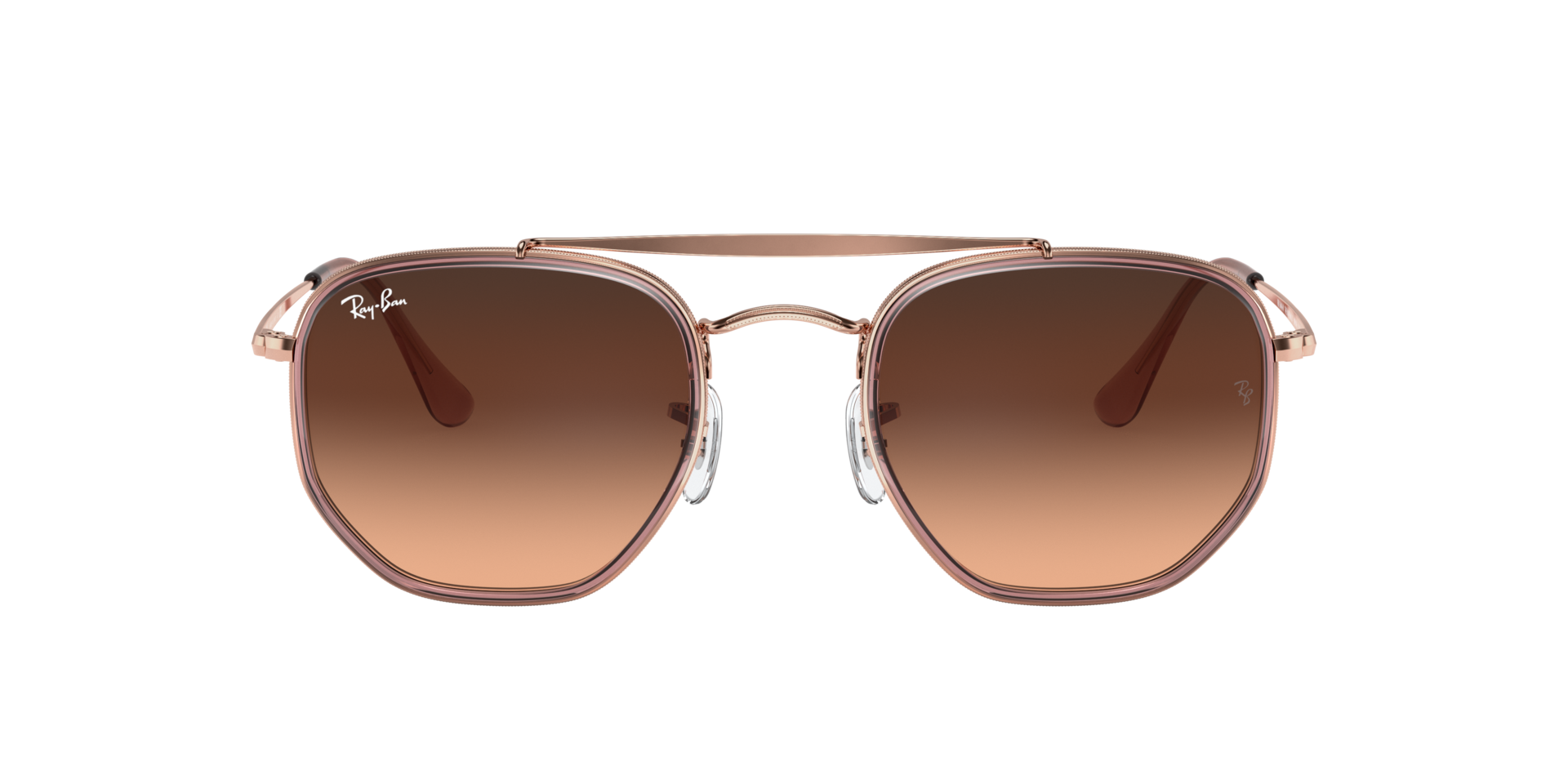 RB3648M Koper MetaalSunglass Frames van B24, met getinte lenzen