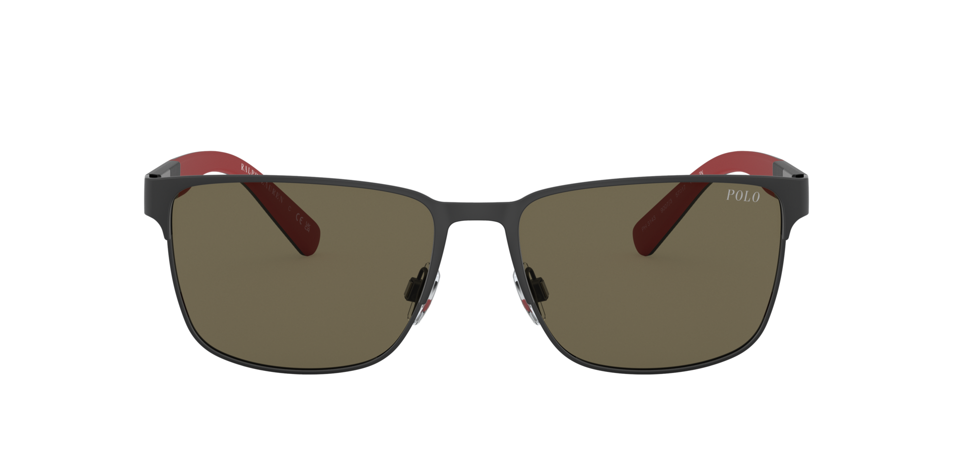 PH3143 Matzwart MetaalSunglass Frames van B24, met getinte lenzen