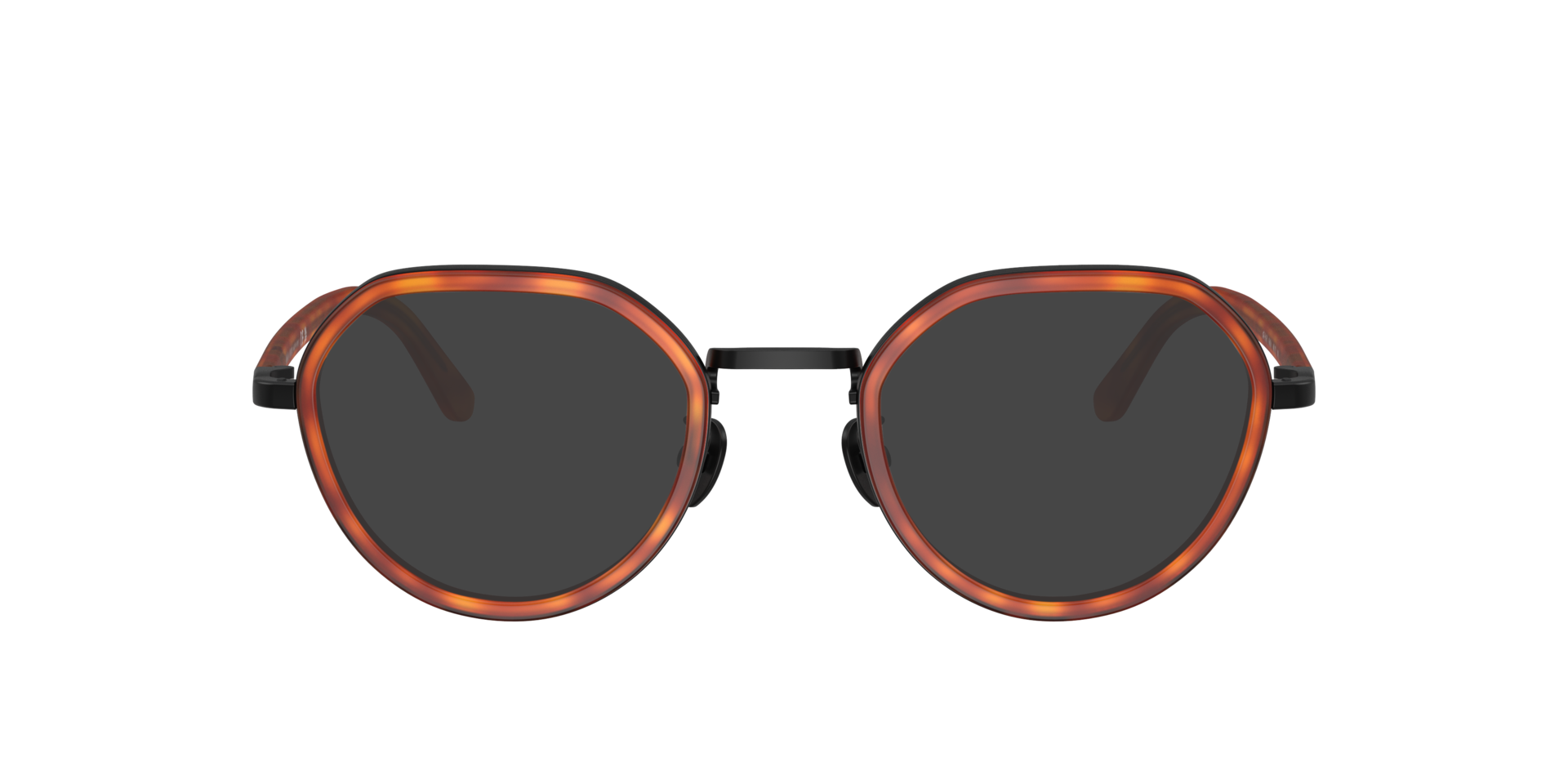AR5167 Brown Turtle MetallEyeglass Frames von B24, mit getönten Gläsern