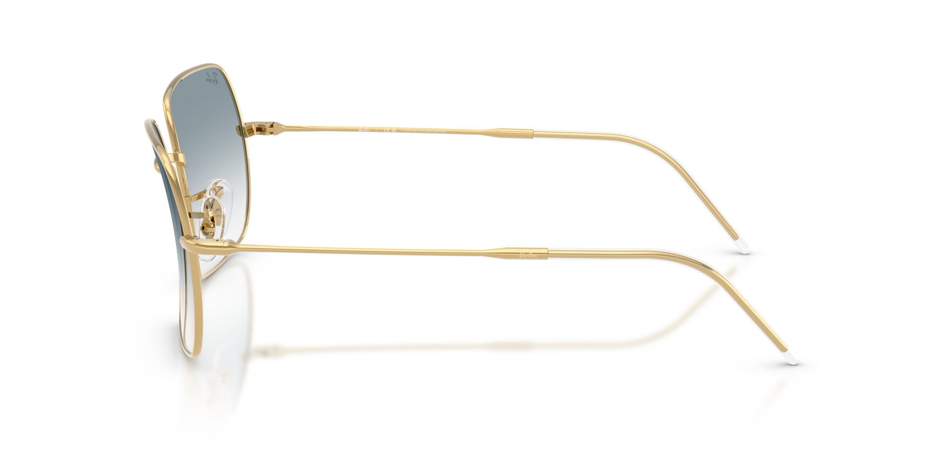 RBR0104S Arista goud MetaalSunglass Frames van B24, Zijaanzicht