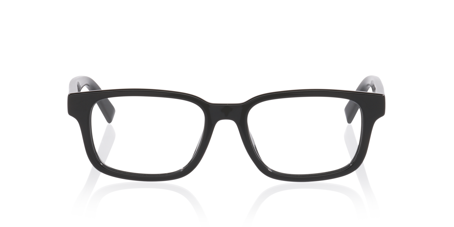 Gg2107Ol Zwart KunststofEyeglass Frames van B24, Vooraanzicht