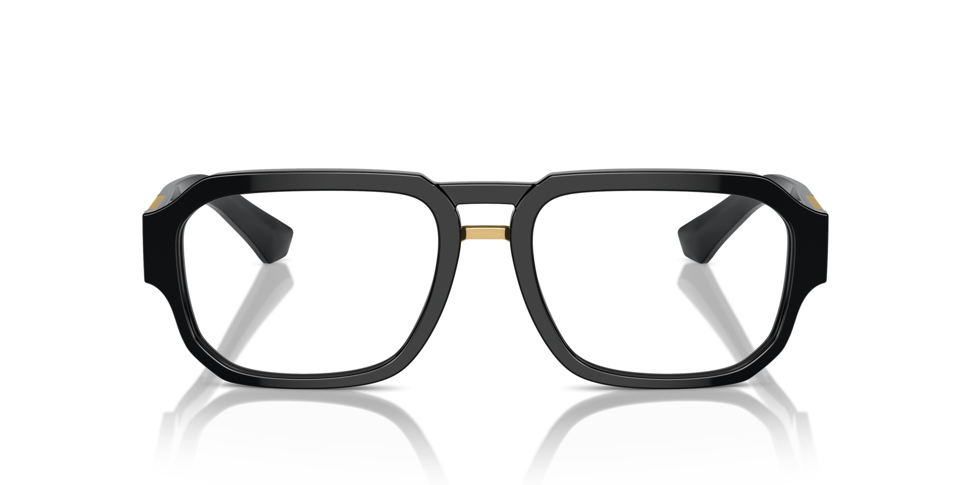 DG3389 Schwarz AcetatEyeglass Frames von B24, Vorderansicht
