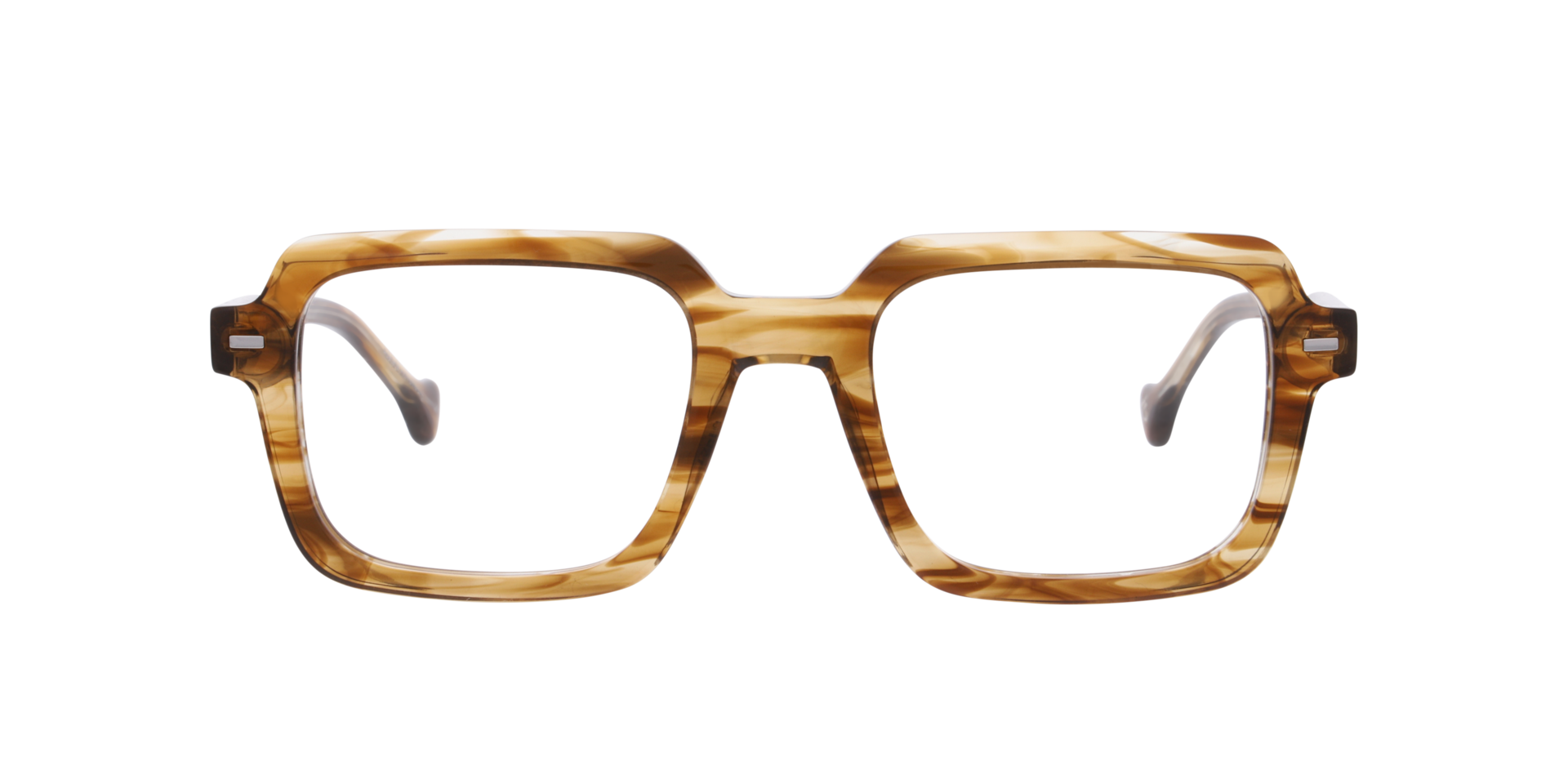 Sebastian Braun Hornfarben AcetatEyeglass Frames von B24, Vorderansicht