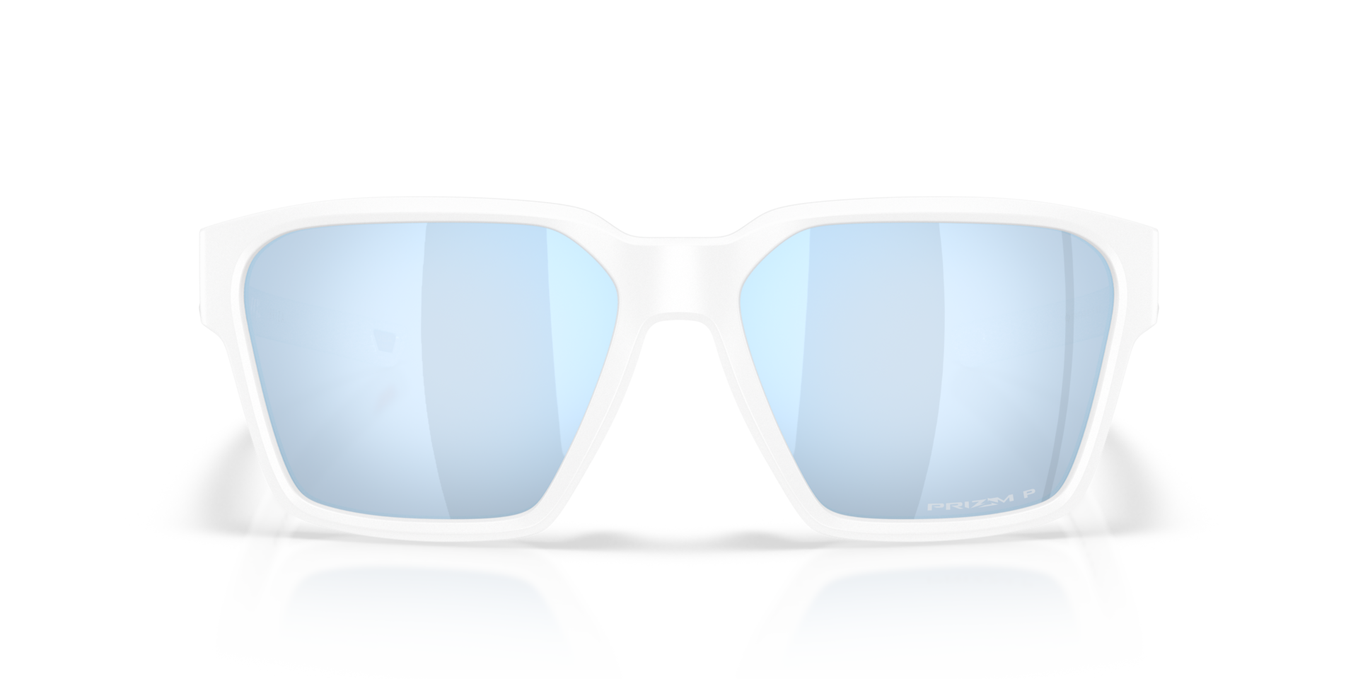 Briza Matt Weiß KunststoffSunglass Frames von B24, Vorderansicht