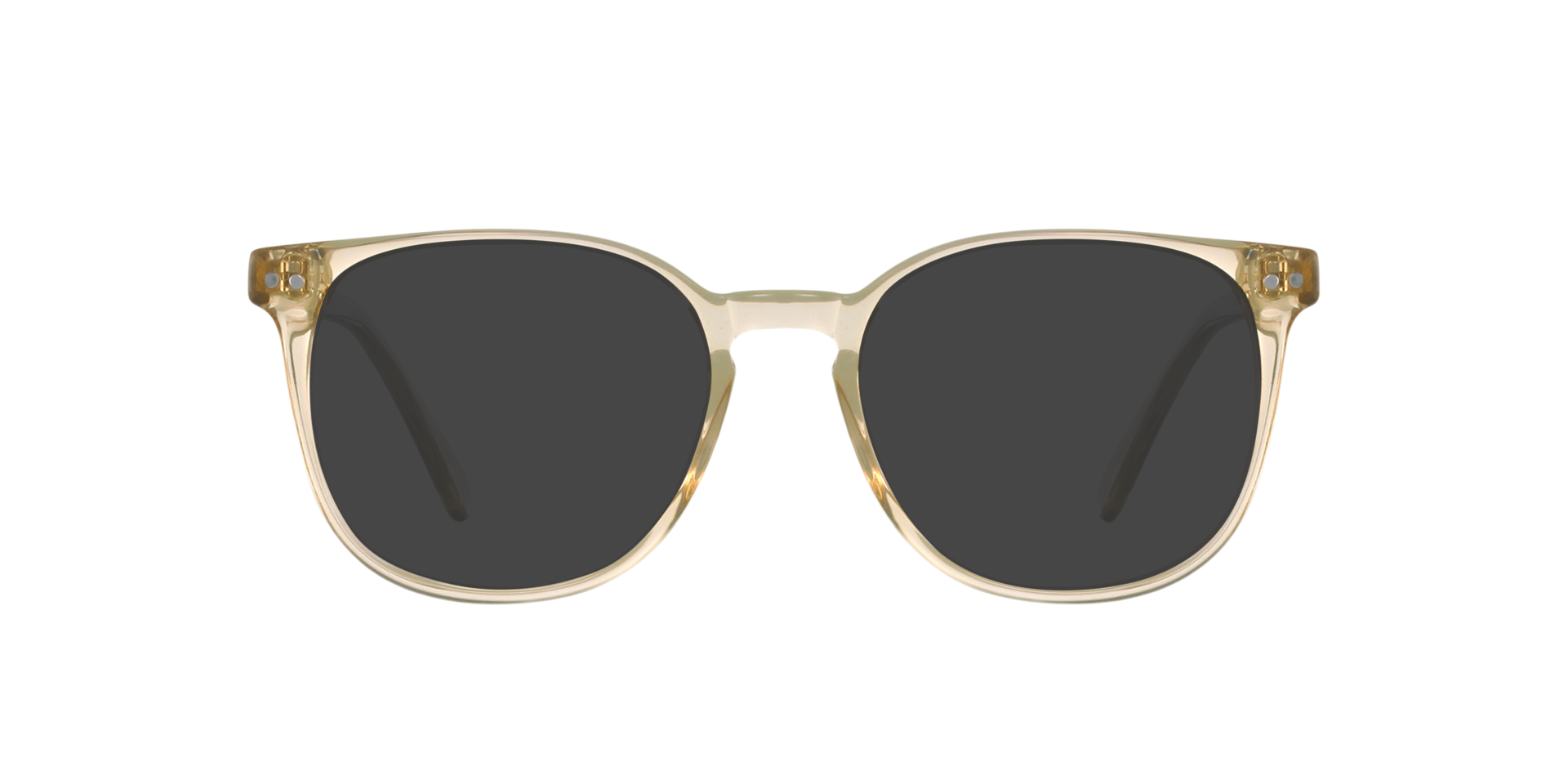 BARRON Crystal Honey AcetaatEyeglass Frames van B24, met getinte lenzen