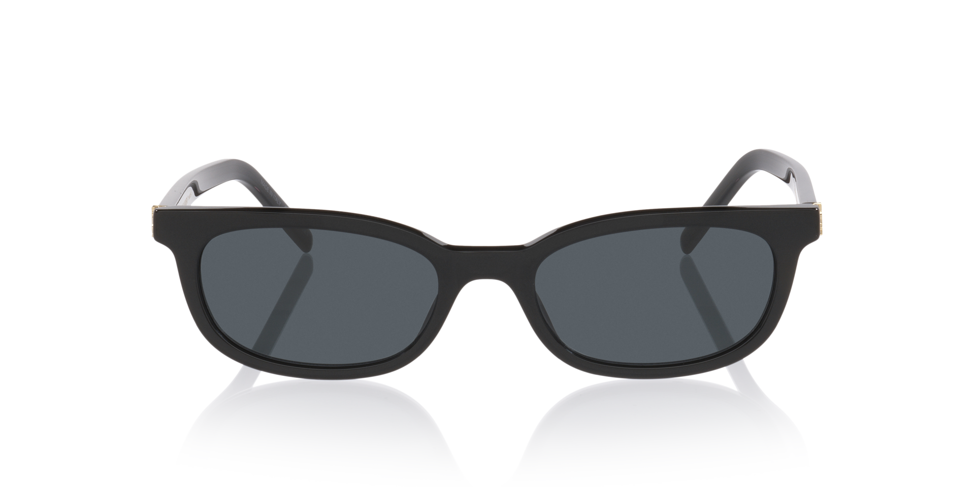 Sl M160 Zwart AcetaatSunglass Frames van B24, Vooraanzicht