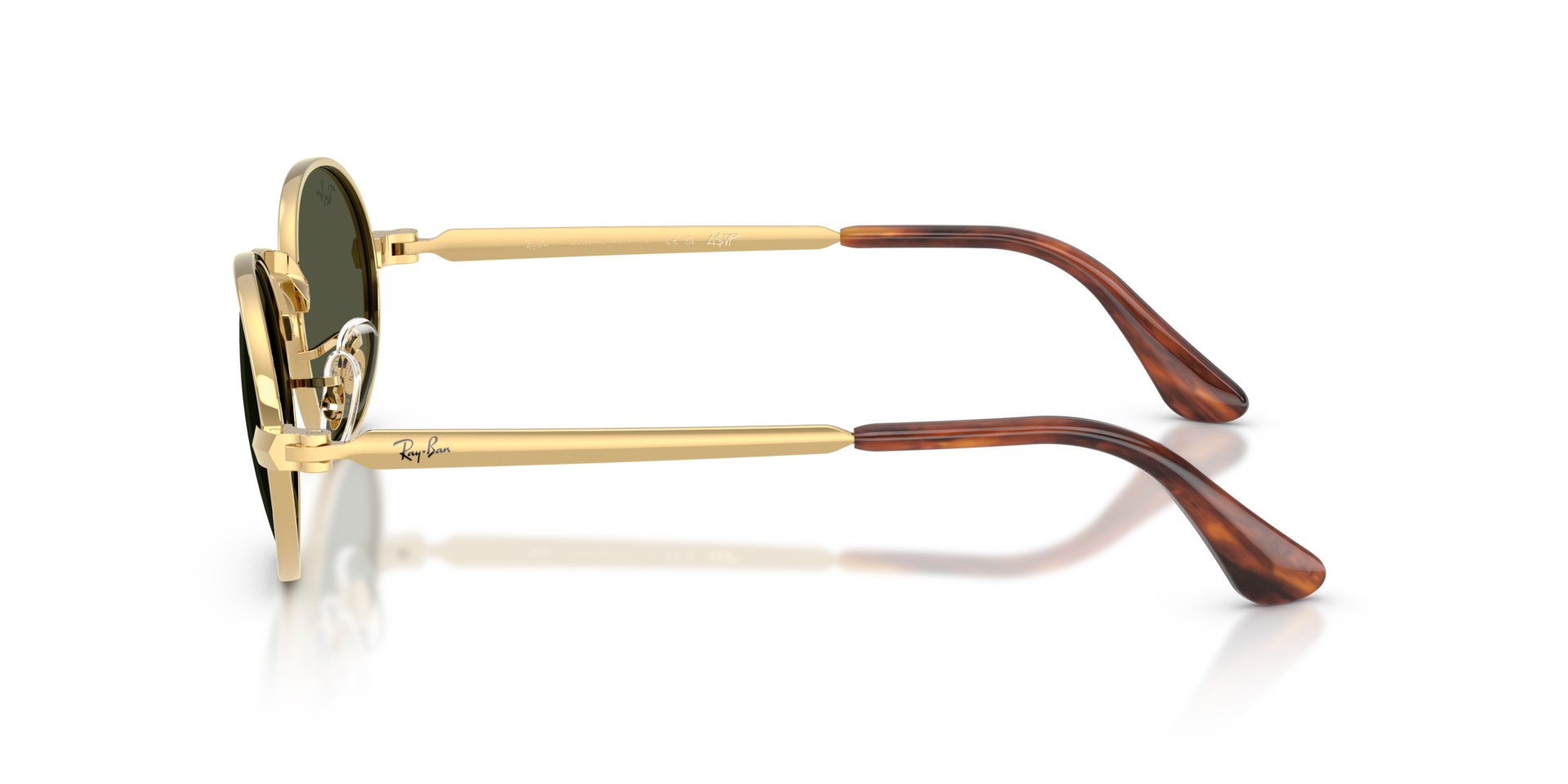 RB3931 Arista goud MetaalSunglass Frames van B24, Zijaanzicht
