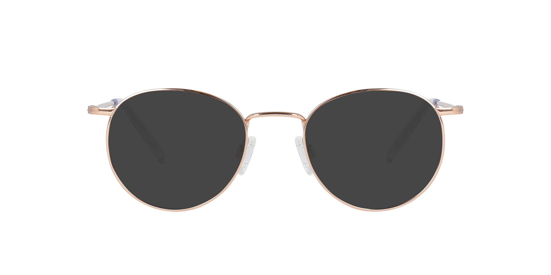 Ceo Rose Gold Titanium TitaanEyeglass Frames van B24, met getinte lenzen