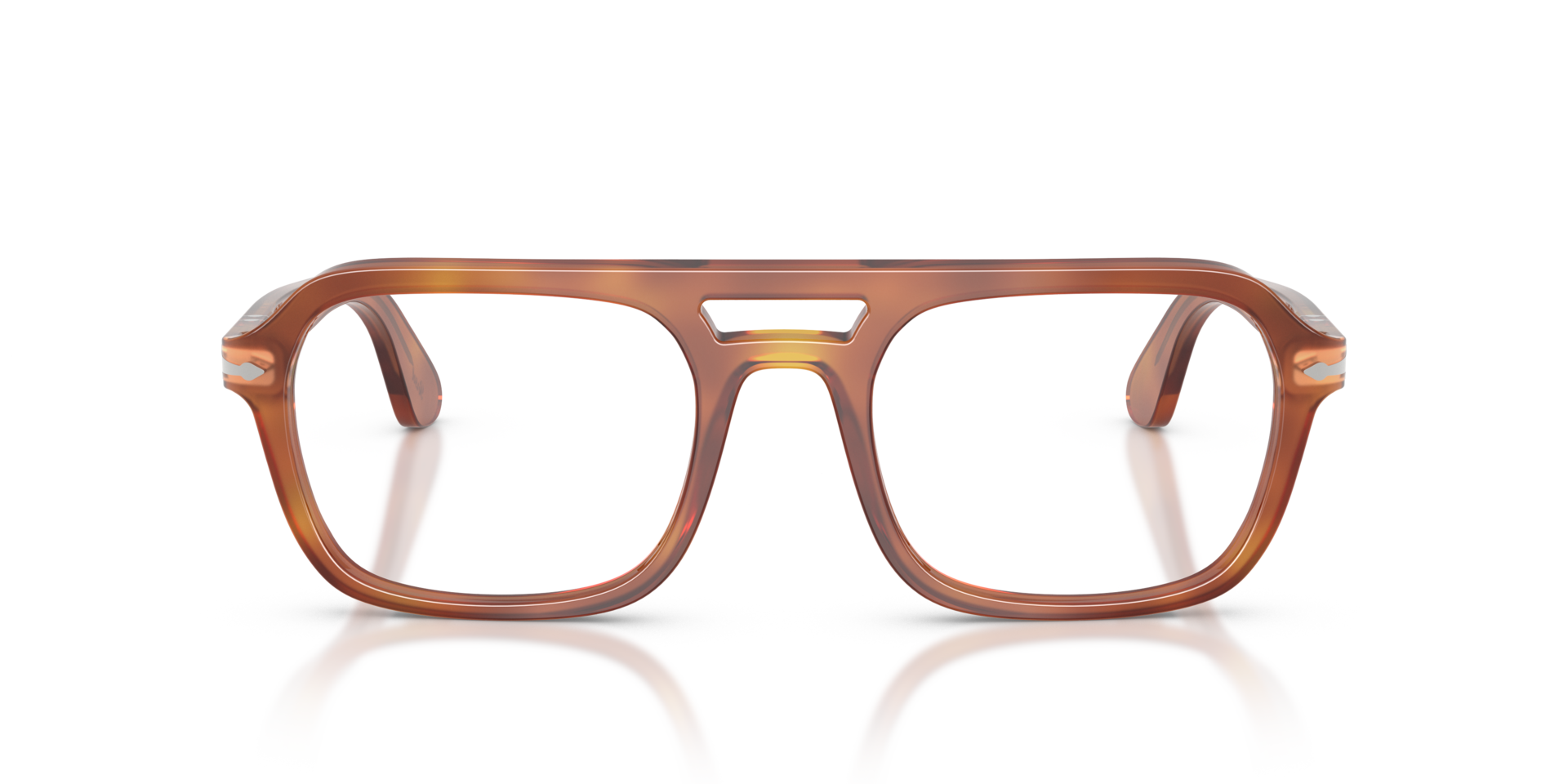 PO3394V Terra Di Siena AcetaatEyeglass Frames van B24, Vooraanzicht