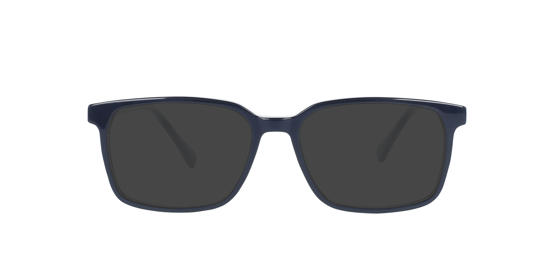 Mondrian Navy Blue AcetaatEyeglass Frames van B24, met getinte lenzen
