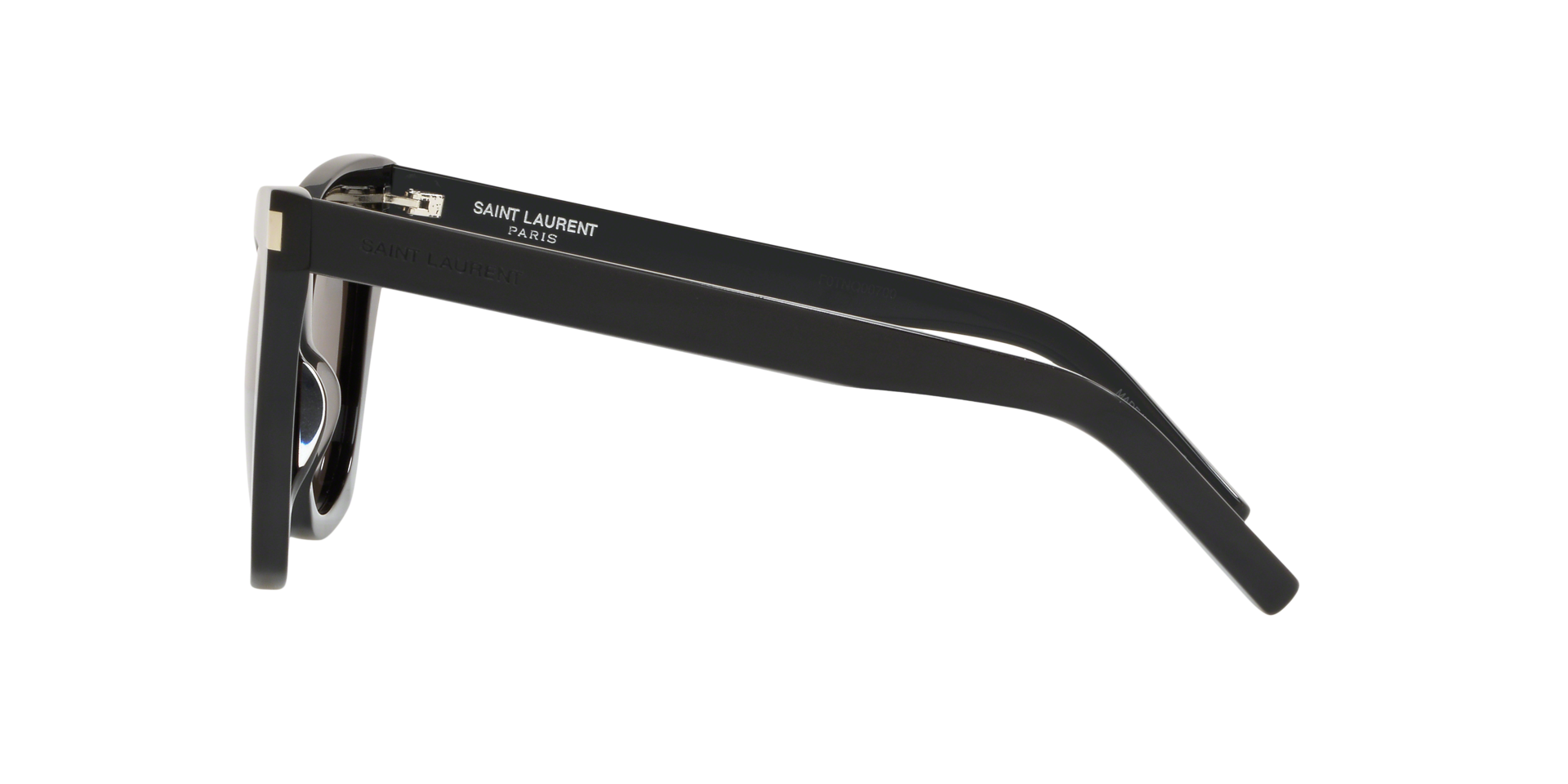 SL 214 KATE Glänzendes Schwarz AcetatSunglass Frames von B24, Seitenansicht