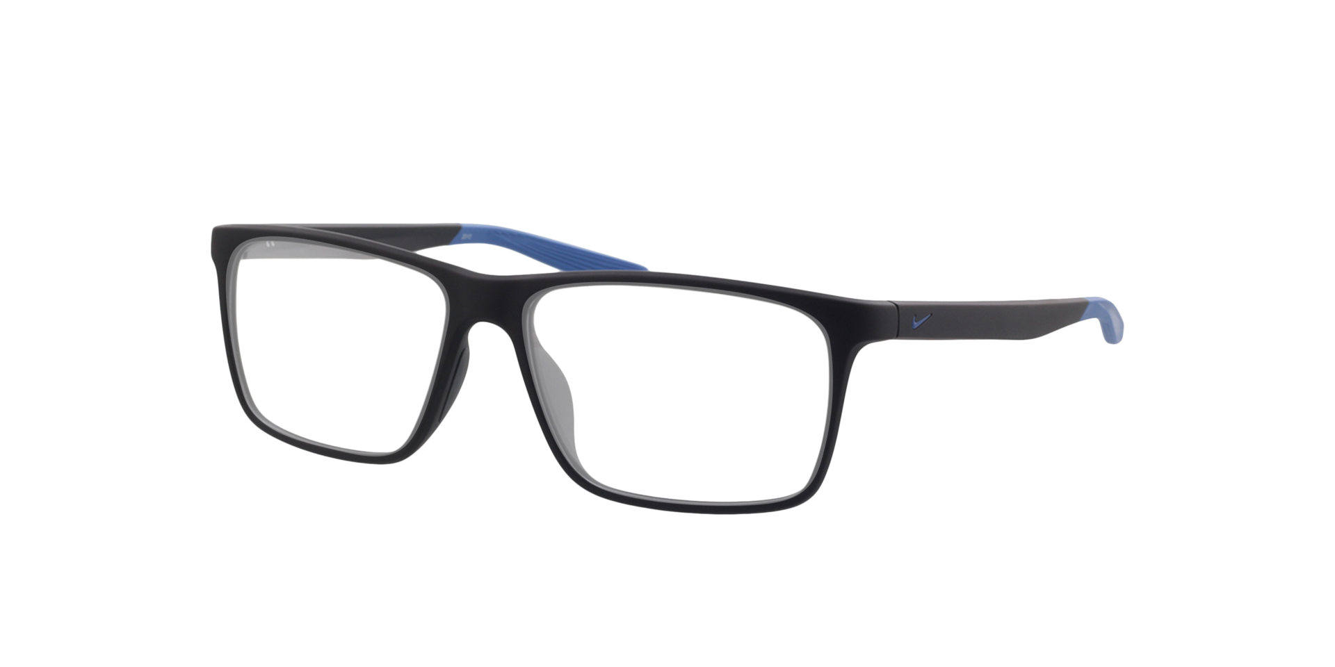 Nike 7116 Matt Grau KunststoffEyeglass Frames von B24, Dreiviertelansicht