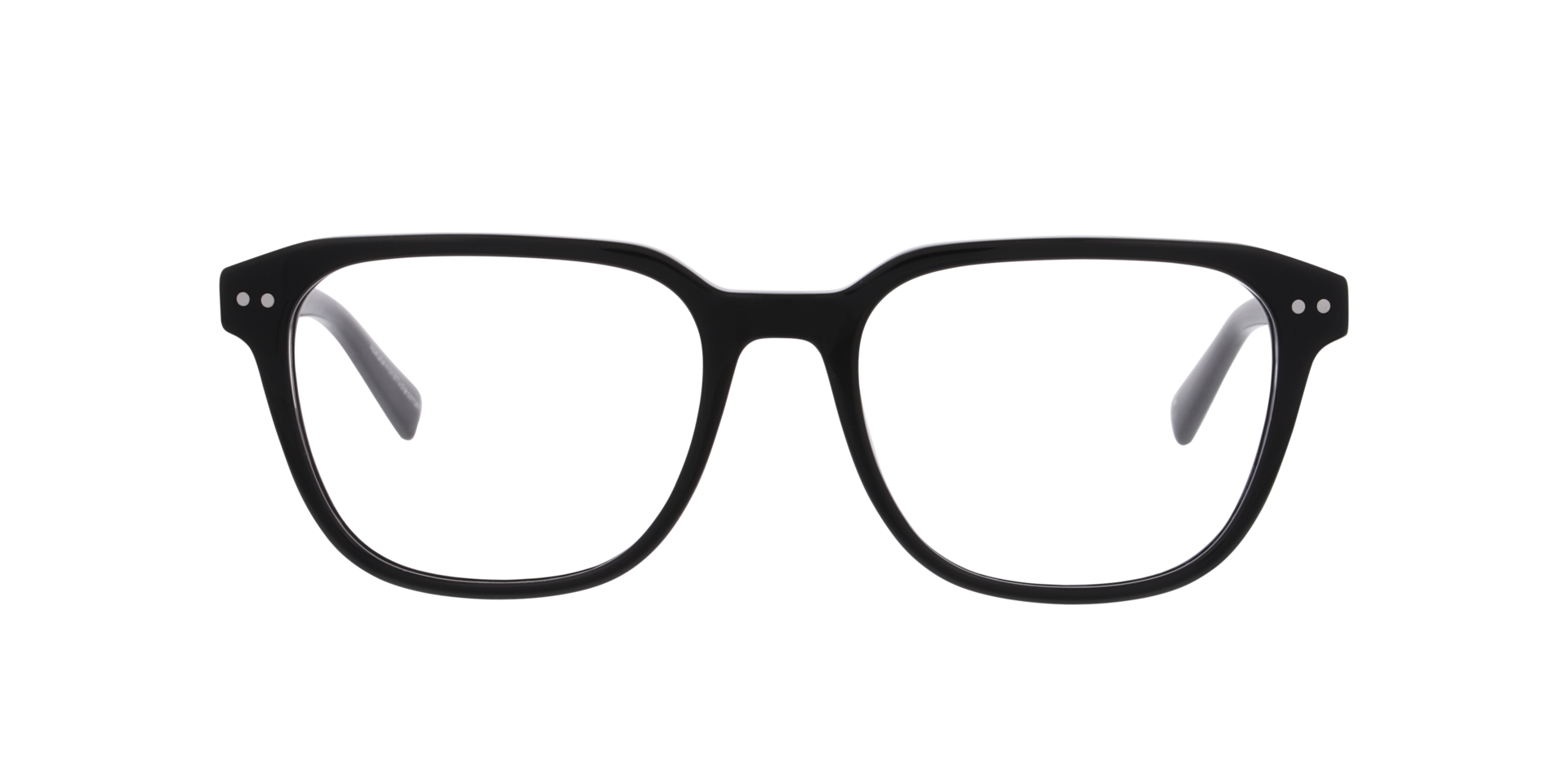 Indi Schwarz AcetatEyeglass Frames von B24, Vorderansicht