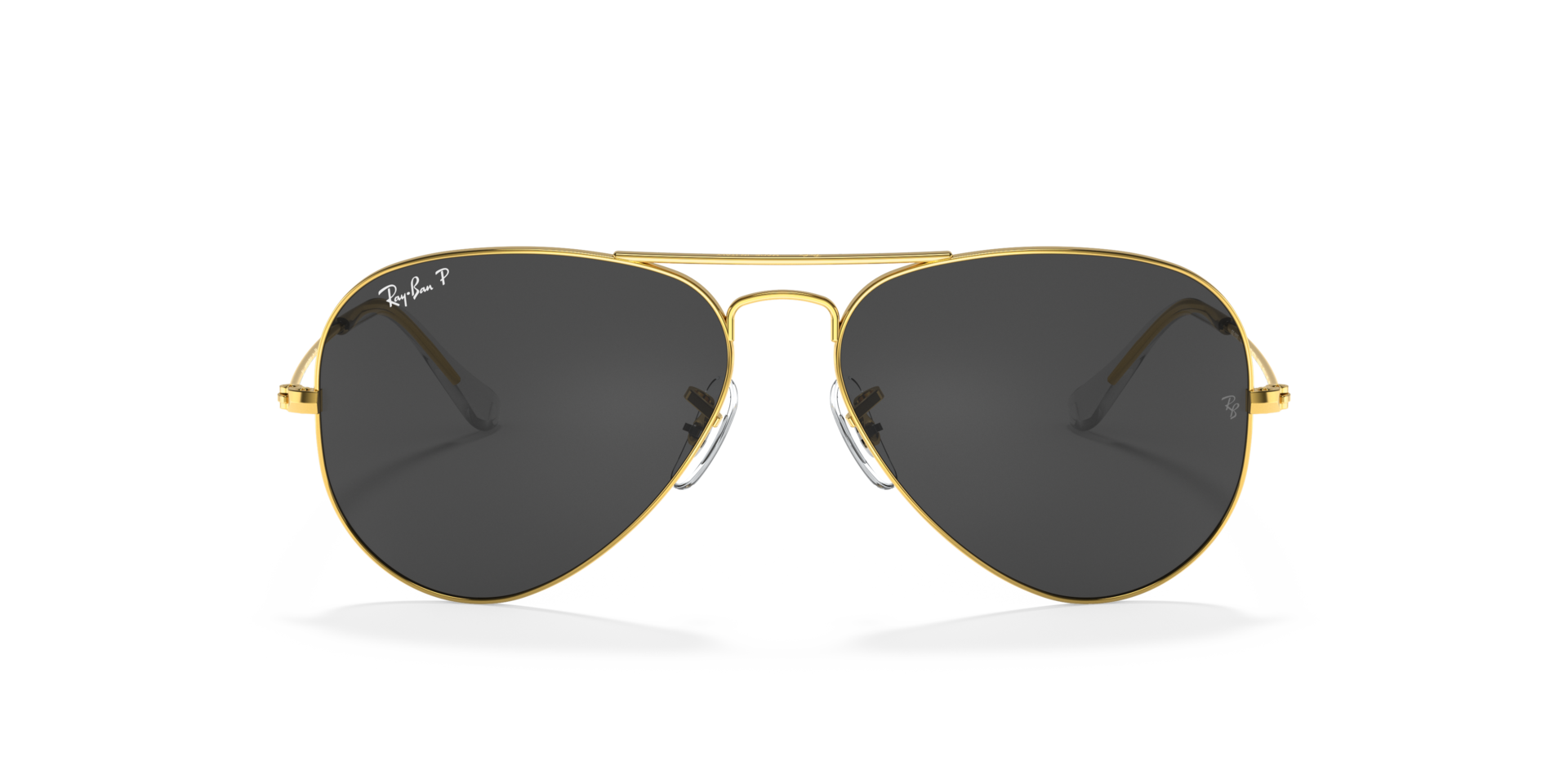 RB3025 Goud MetaalSunglass Frames van B24, Vooraanzicht