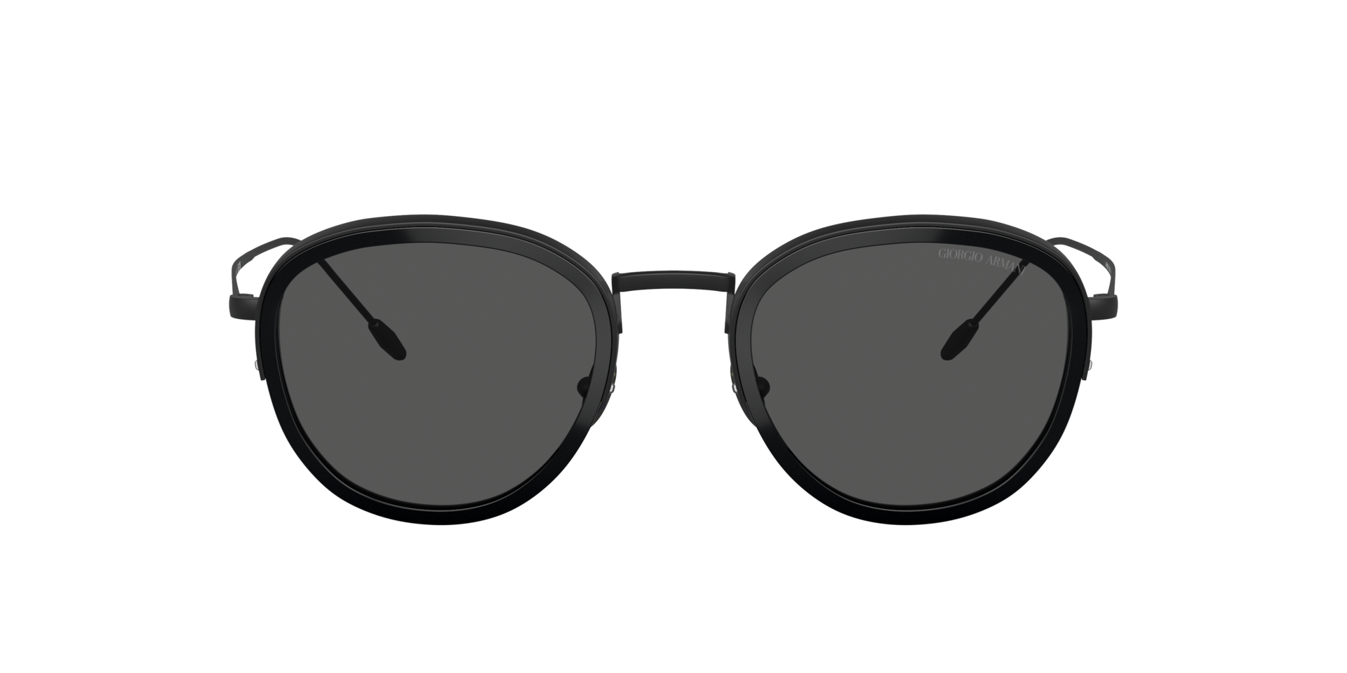 AR6068 Schwarz MetallSunglass Frames von B24, mit getönten Gläsern