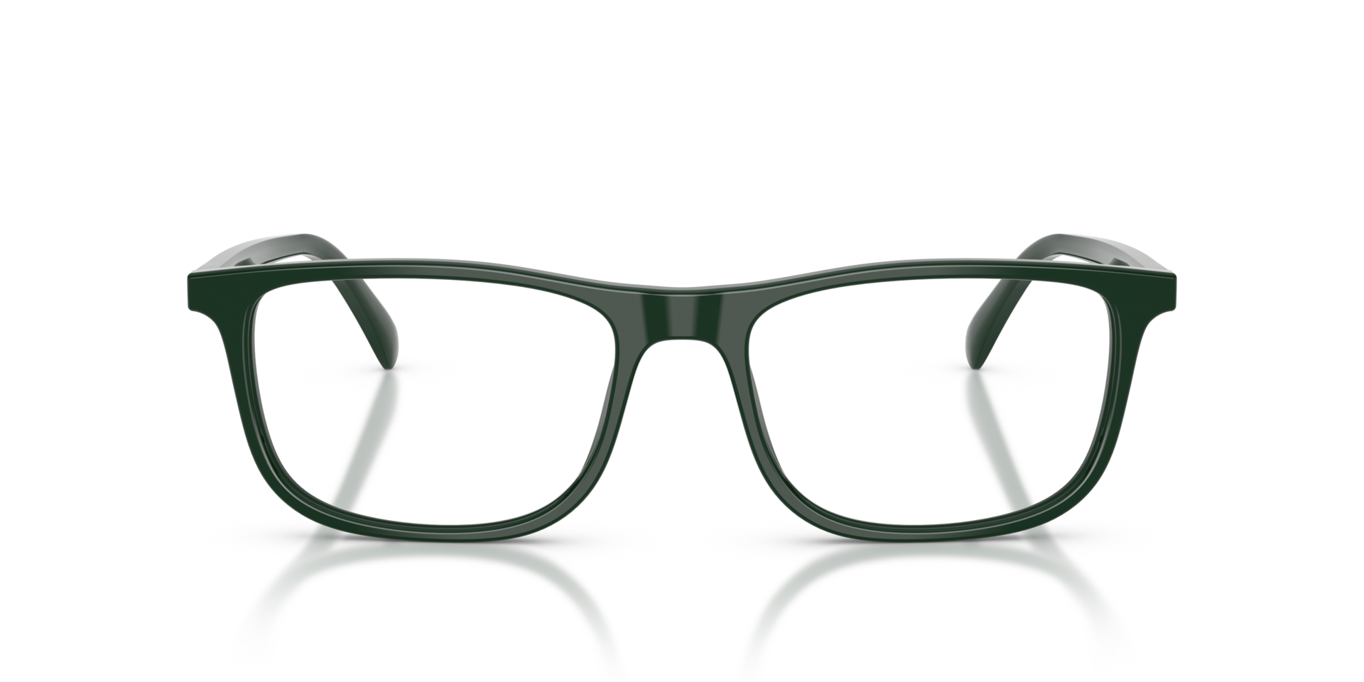 EA3287 Shiny Green AcetaatEyeglass Frames van B24, Vooraanzicht