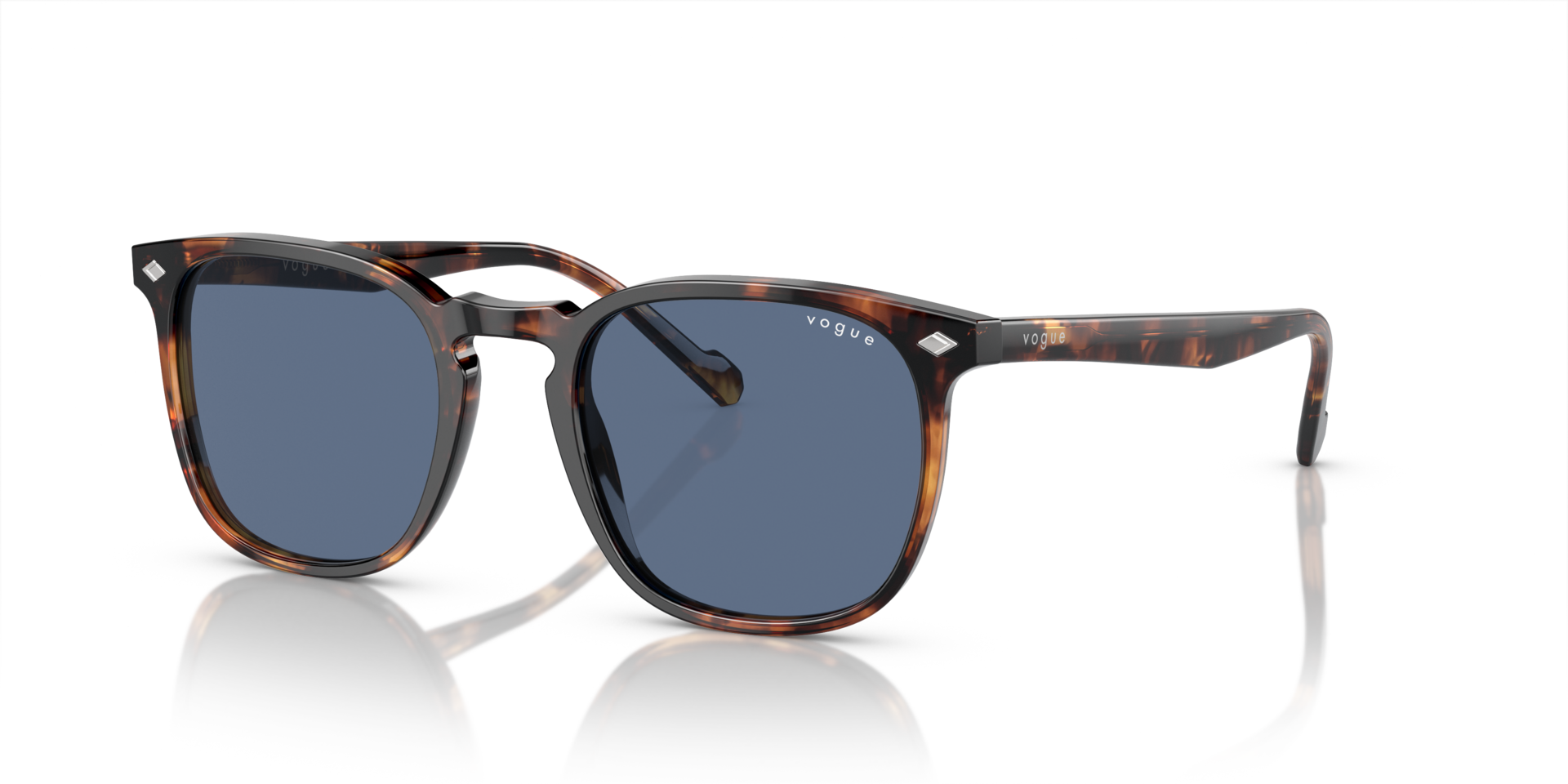 VO5328S Havana Honigfarben AcetatSunglass Frames von B24, Dreiviertelansicht