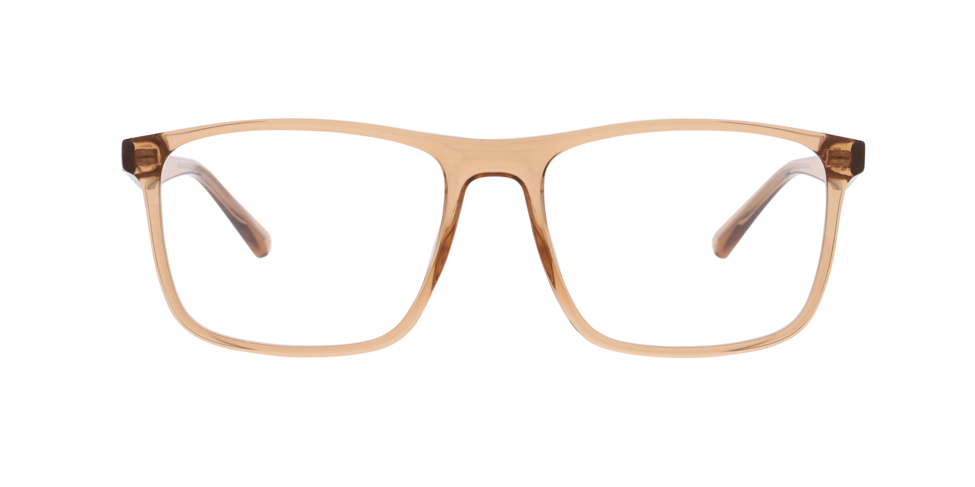Sedra Crystal Hellbraun KunststoffEyeglass Frames von B24, Vorderansicht