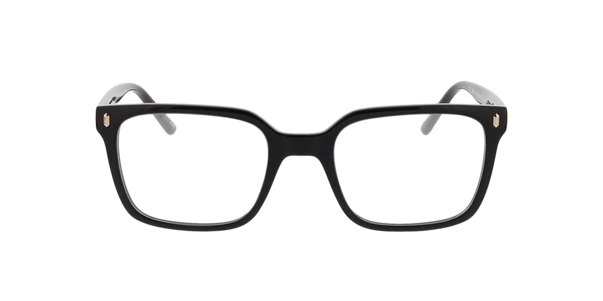 Arizona Schwarz KunststoffEyeglass Frames von B24, Vorderansicht