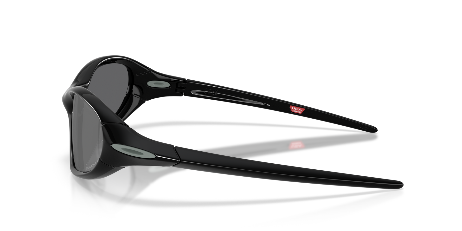 Portal Jacket® Schwarz glänzend KunststoffSunglass Frames von B24, Seitenansicht