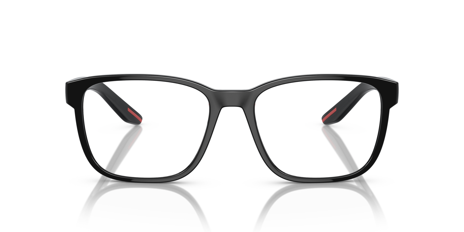 PS 06PV Zwart KunststofEyeglass Frames van B24, Vooraanzicht