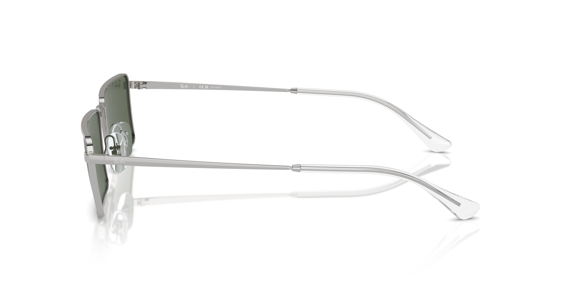 RB3741 Silber MetallSunglass Frames von B24, Seitenansicht
