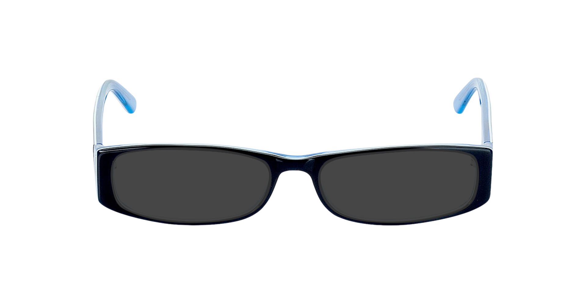 Florence Dark Blue  &  Blue AcetatEyeglass Frames von B24, mit getönten Gläsern