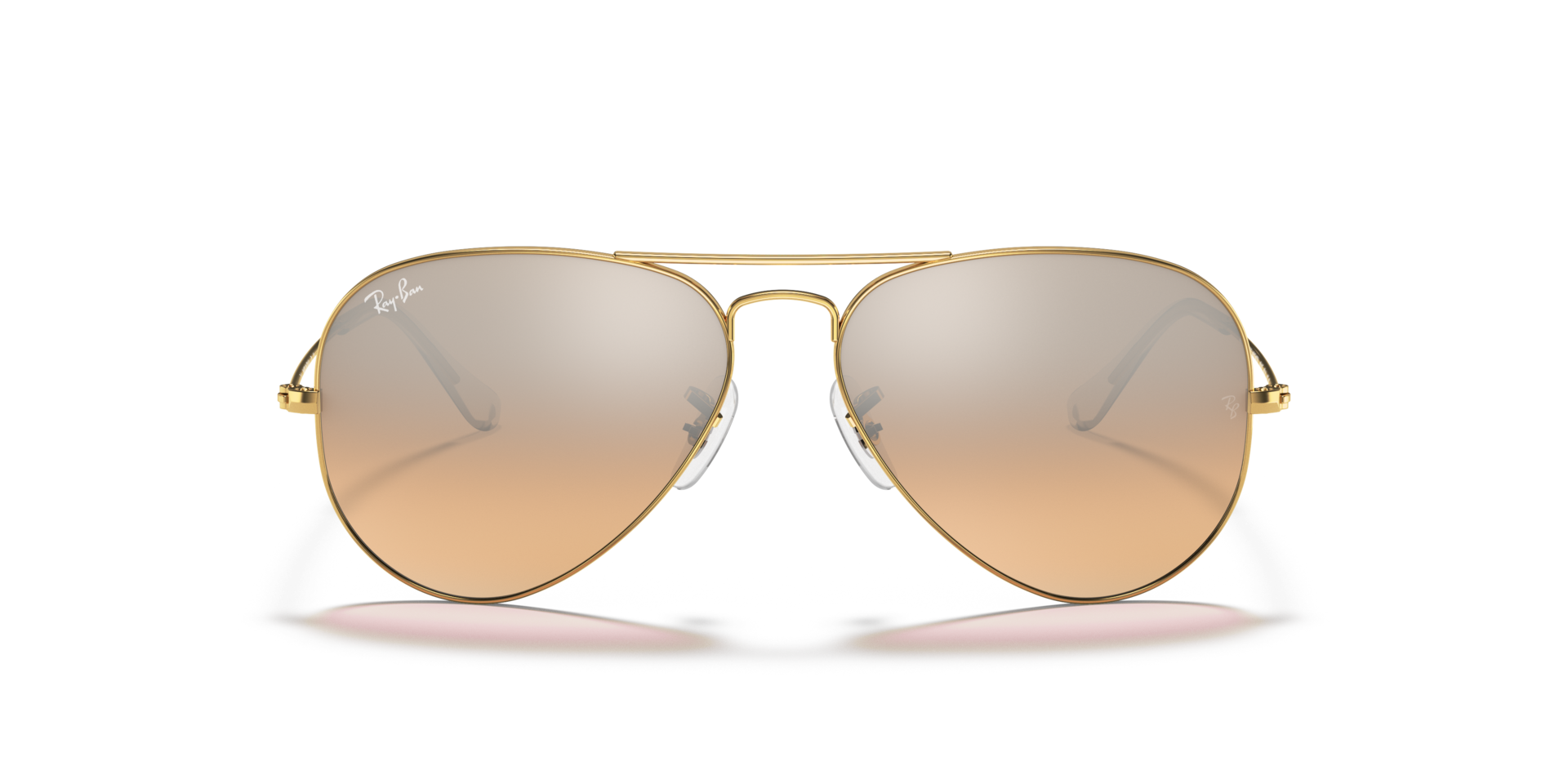 RB3025 Arista goud MetaalSunglass Frames van B24, Vooraanzicht