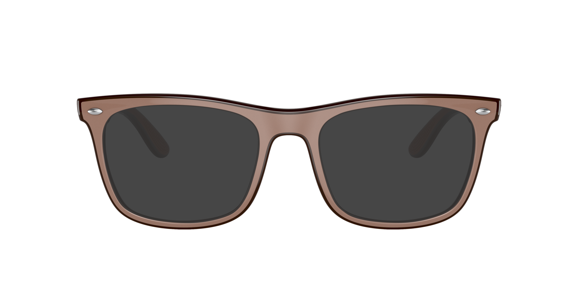 RB7209 Donkerbruin KunststofEyeglass Frames van B24, met getinte lenzen