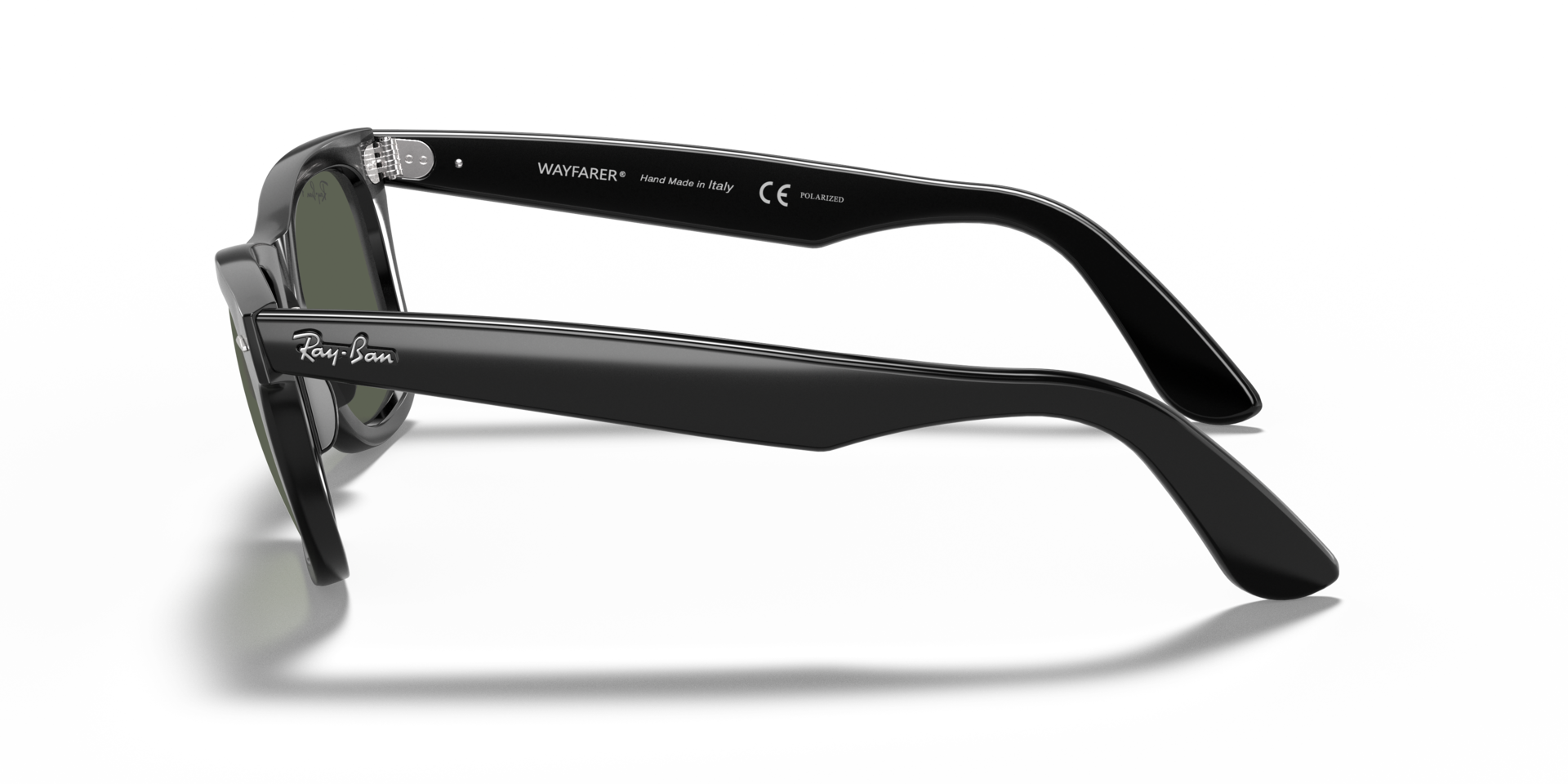 RB2140 Schwarz AcetatSunglass Frames von B24, Seitenansicht